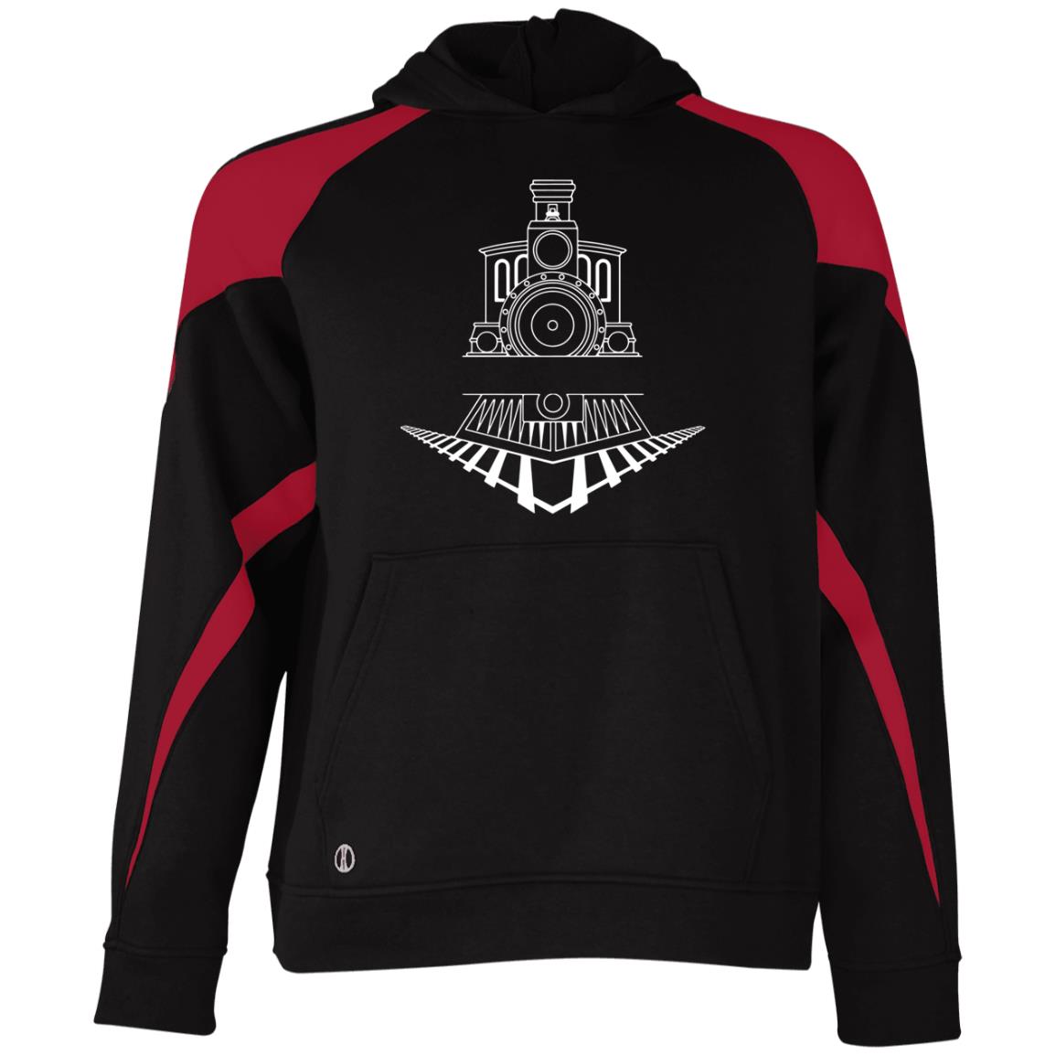 Locomotive Youth Athletic Colorblock Fleece Hoodie