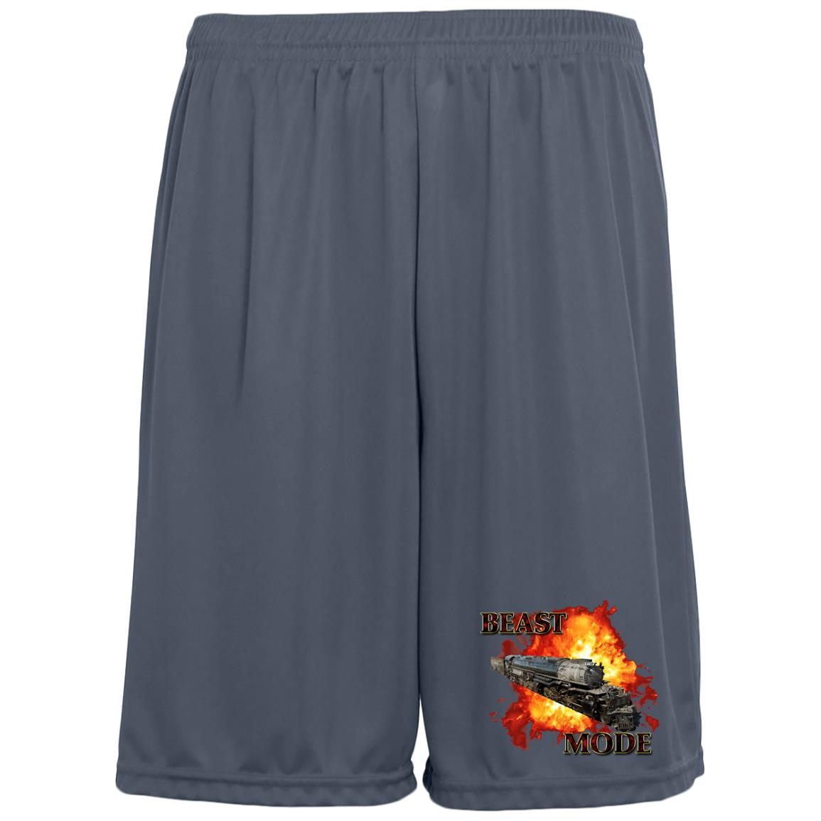 Big Boy 4014 Beast Mode Moisture-Wicking Pocketed 9 inch Inseam Training Shorts