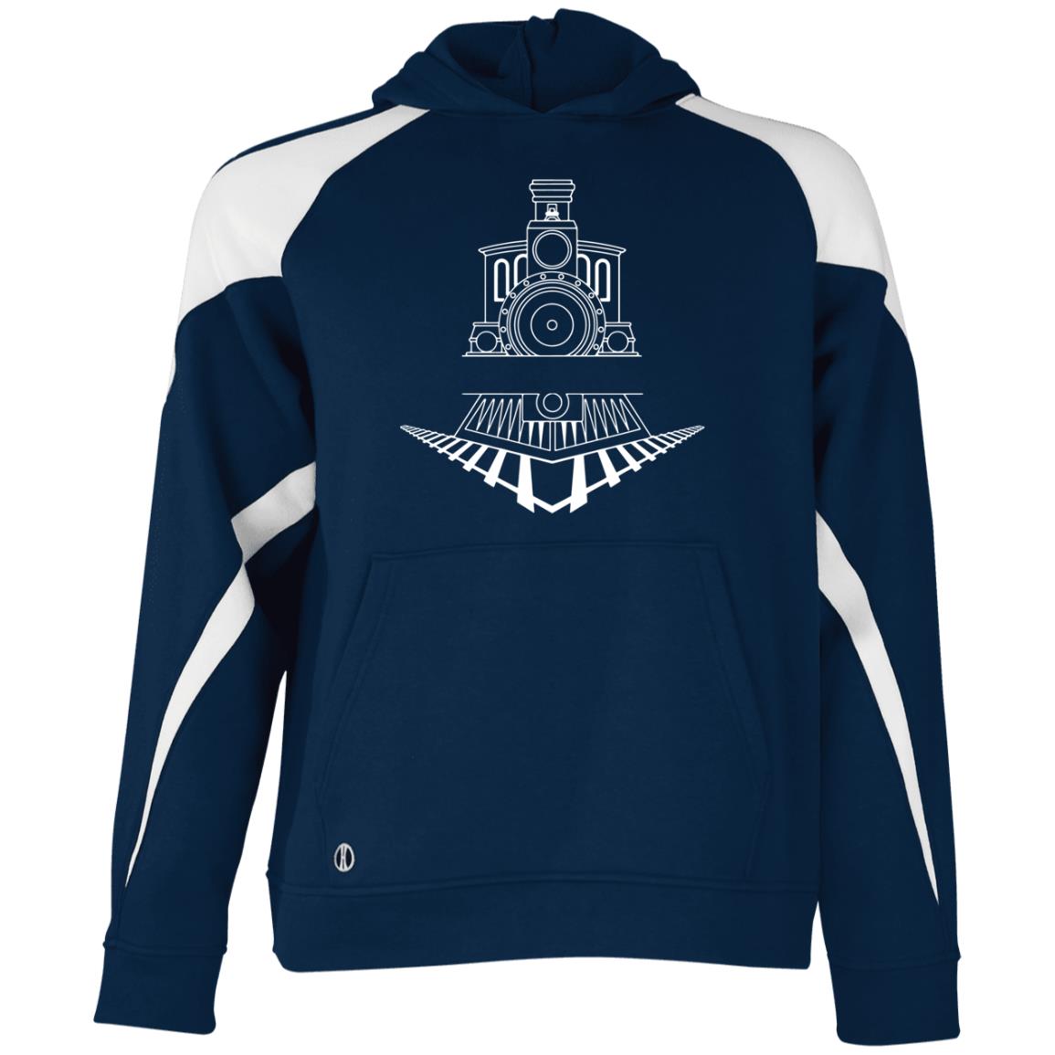 Locomotive Youth Athletic Colorblock Fleece Hoodie