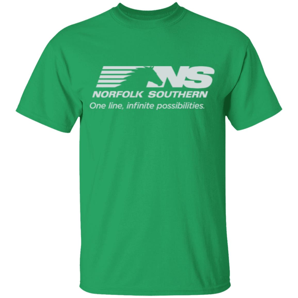 Norfolk One Line Youth 5.3 oz 100% Cotton T-Shirt