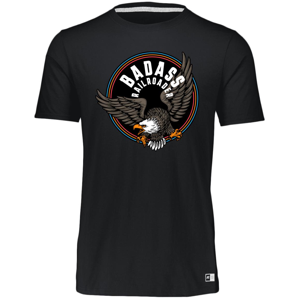 Badass Railroader Essential Dri-Power Tee