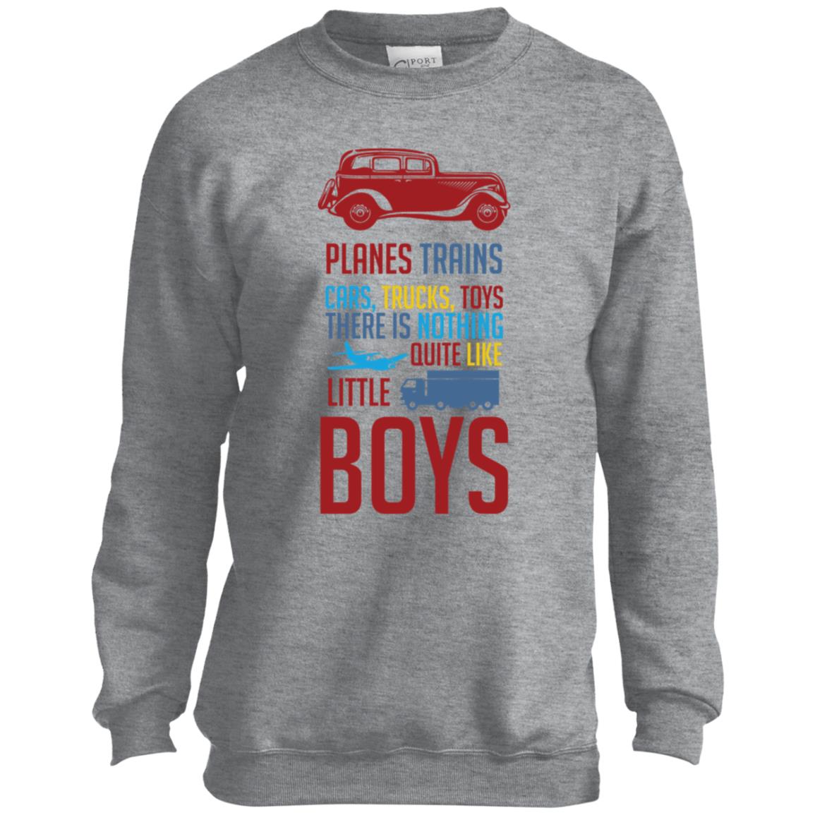 Planes, Trains, Cars...Youth Crewneck Sweatshirt