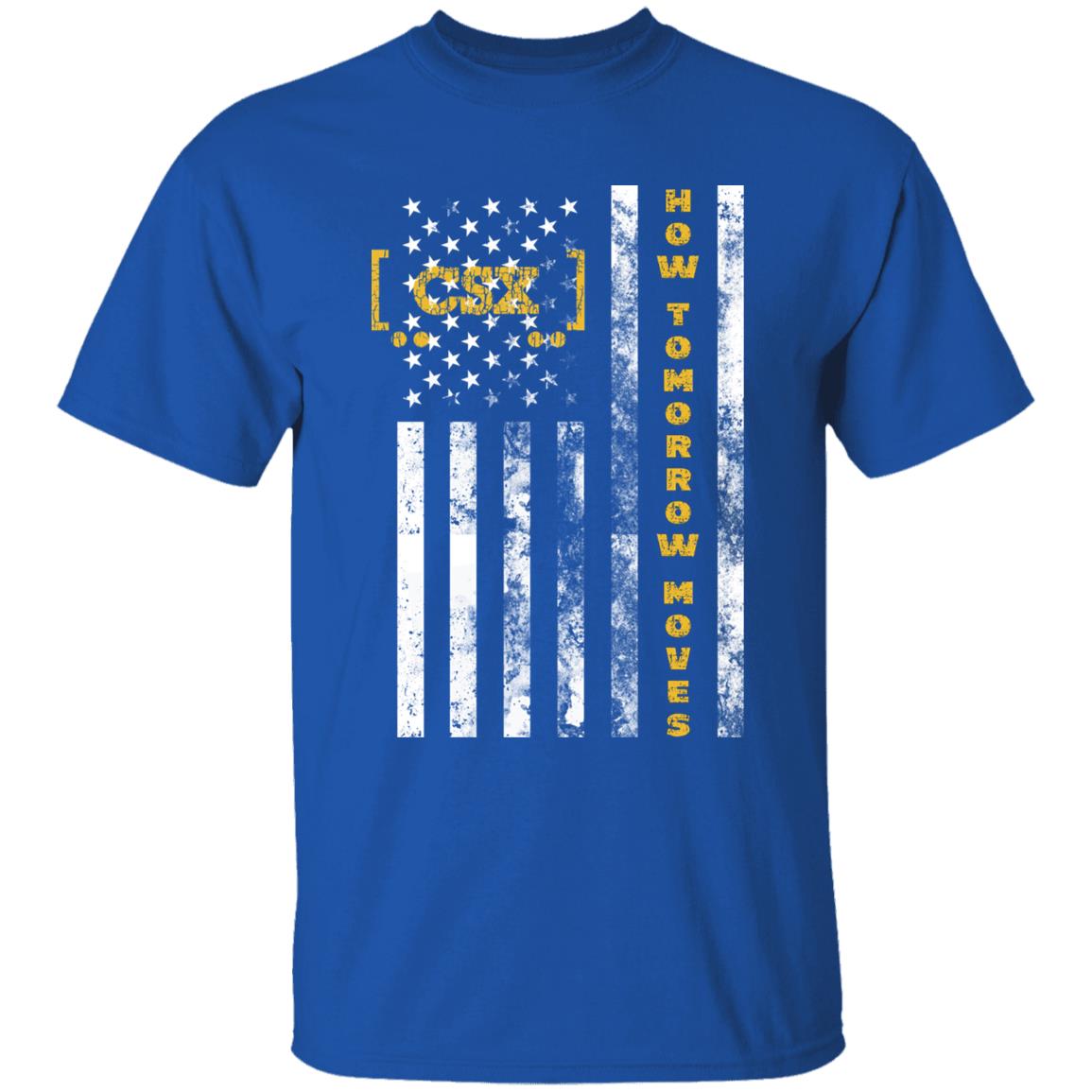 CSX “How Tomorrow Moves” Youth Tee – American Flag Edition