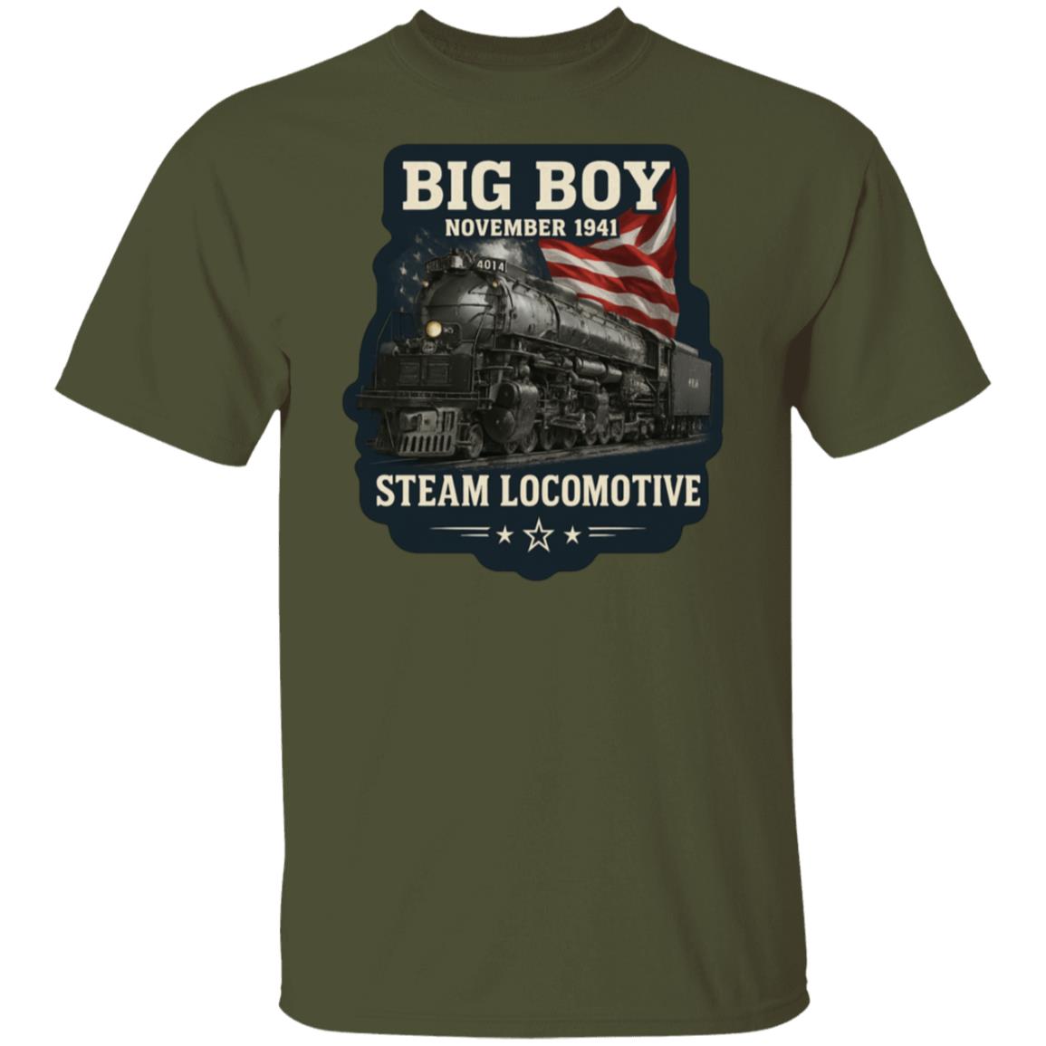 Big Boy 4014 vintage railroad locomotive T-shirt