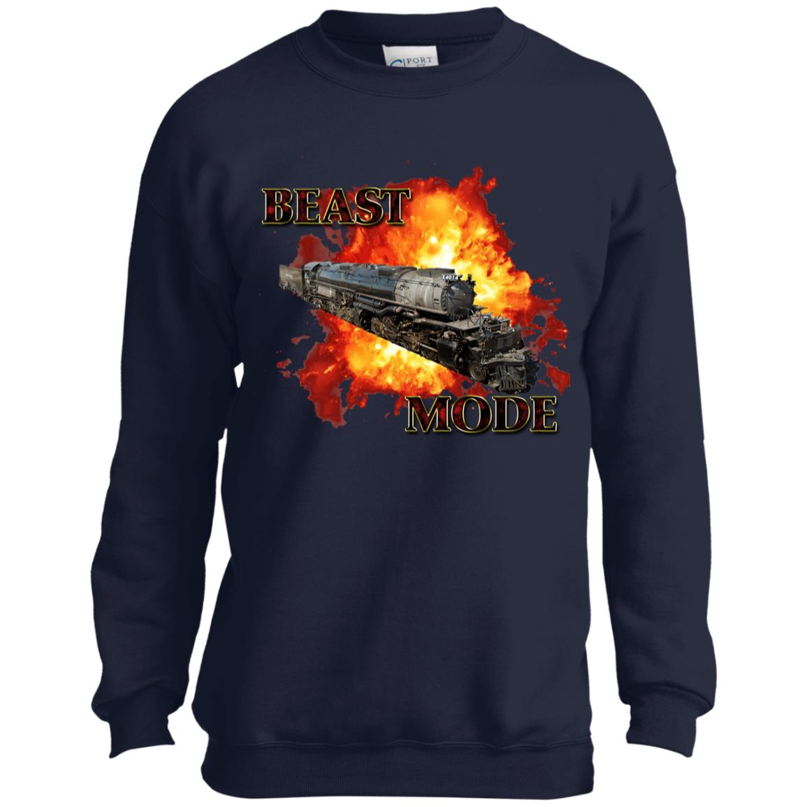 Beast Mode Big Boy 4014 Youth Crewneck Sweatshirt