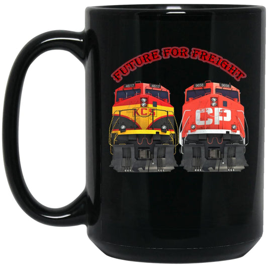Future For Freight [CPKC] 15 oz. Black Mug