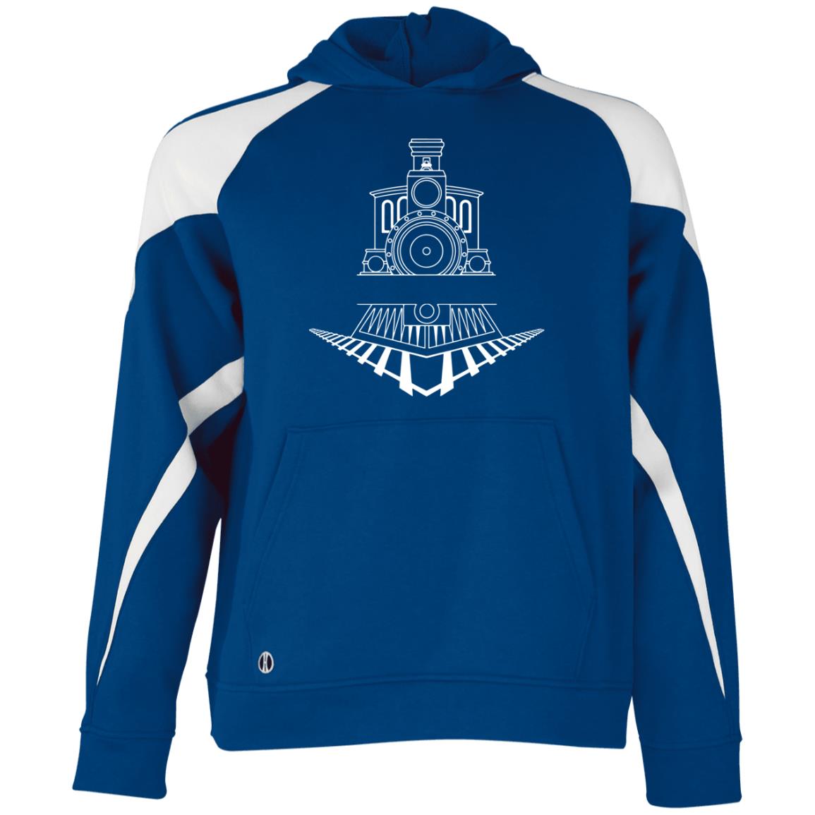 Locomotive Youth Athletic Colorblock Fleece Hoodie
