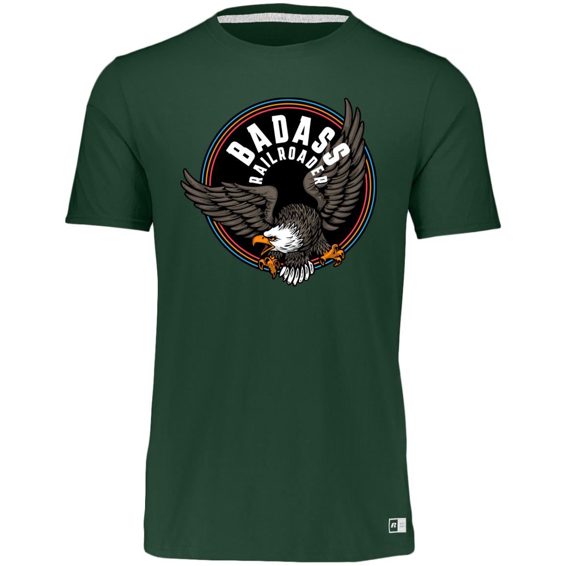 Badass Railroader Essential Dri-Power Tee