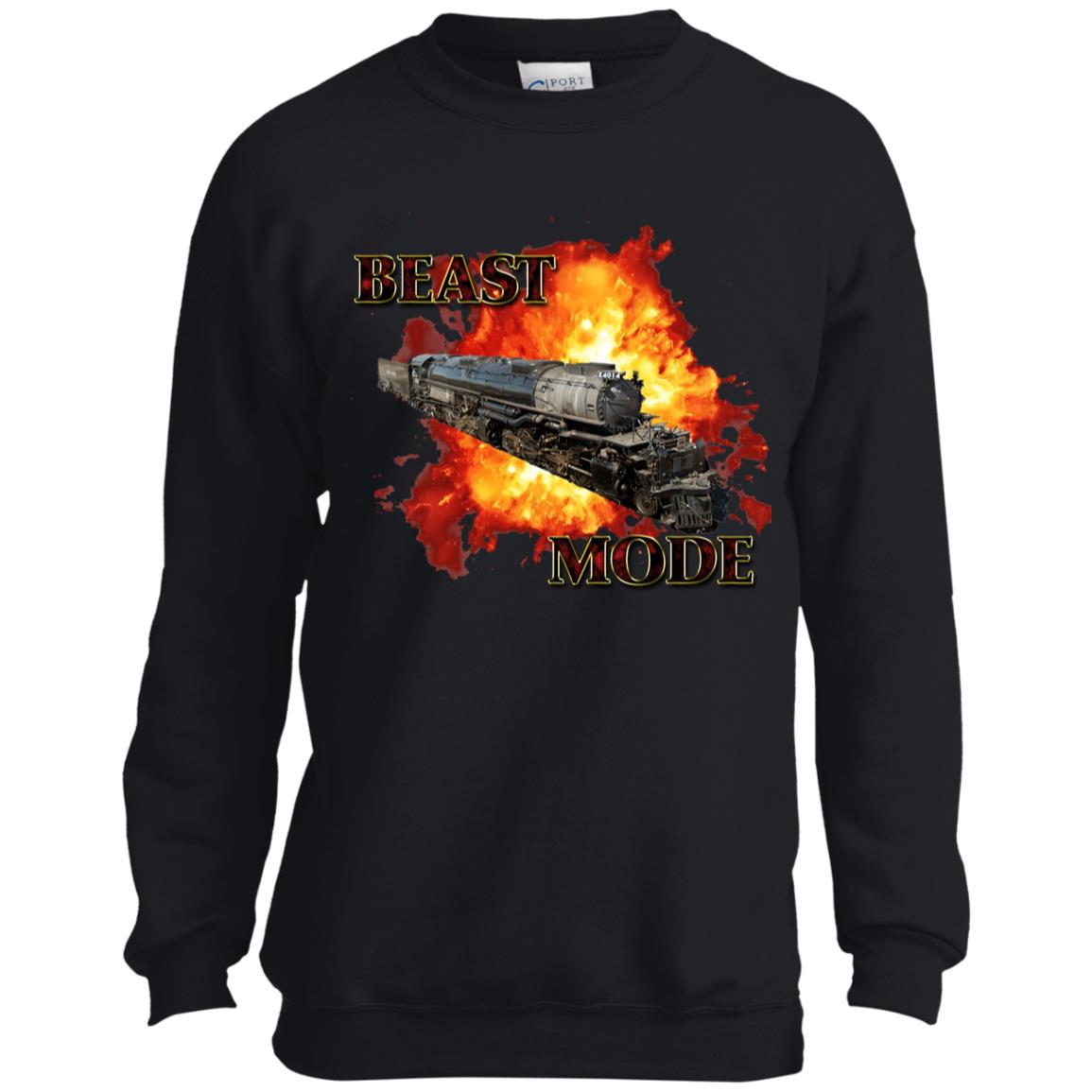 Beast Mode Big Boy 4014 Youth Crewneck Sweatshirt