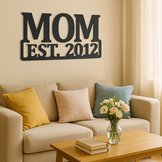 Mother's Day Plaque - Personalized Steel Sign