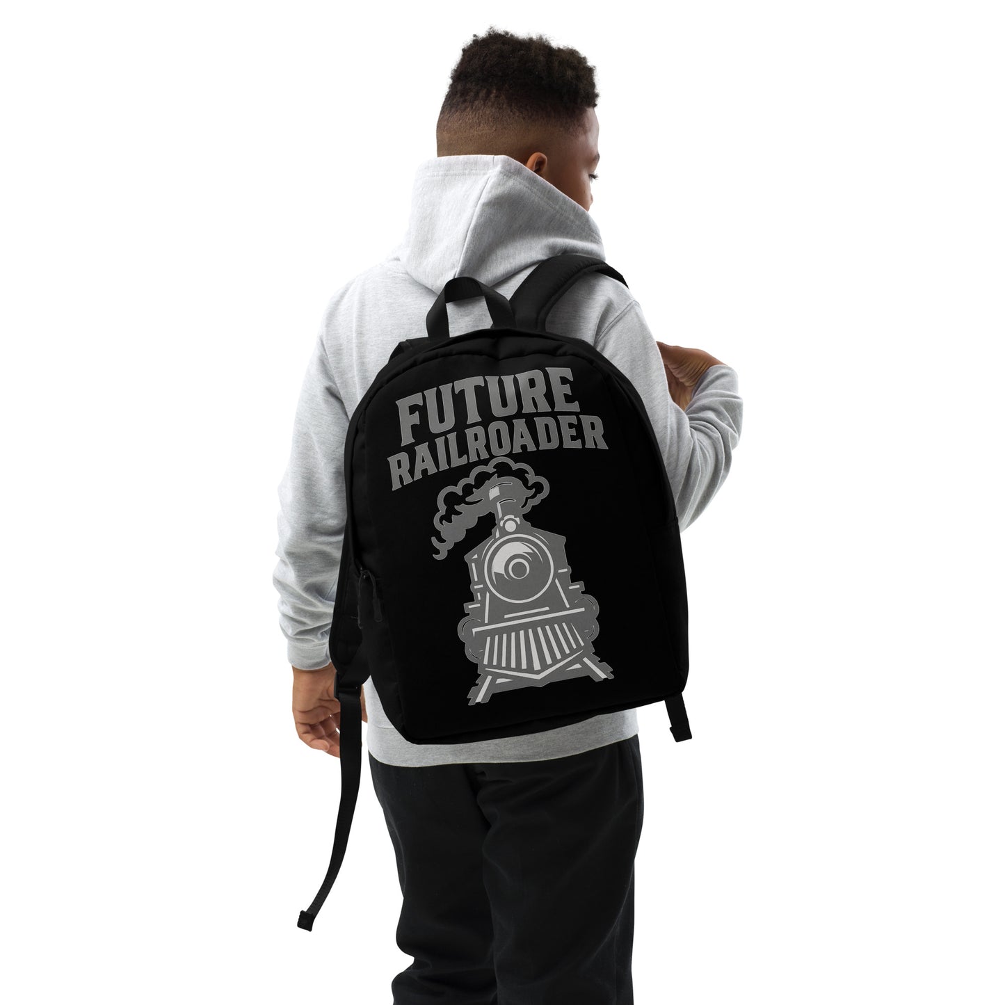 Future Railroader Kids Backpack | Train-Themed School Bag