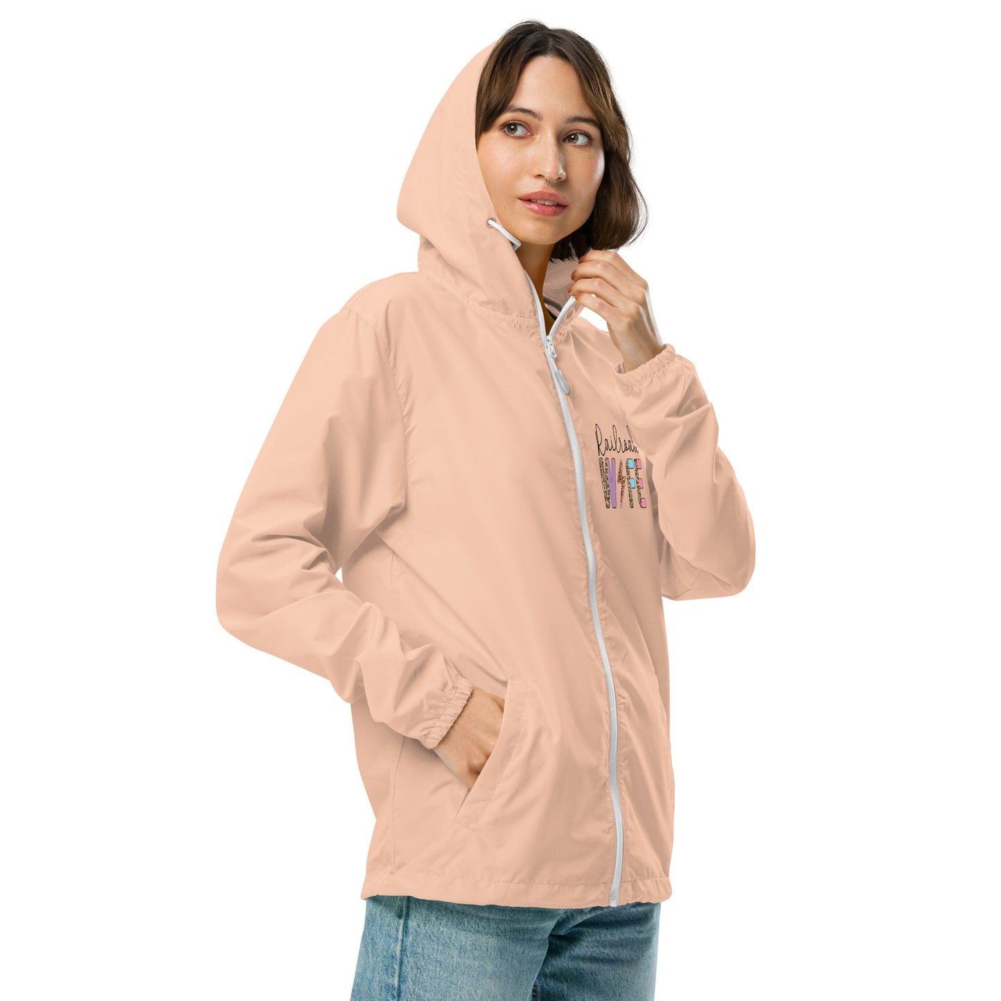 Railroad Wife lightweight zip up windbreaker