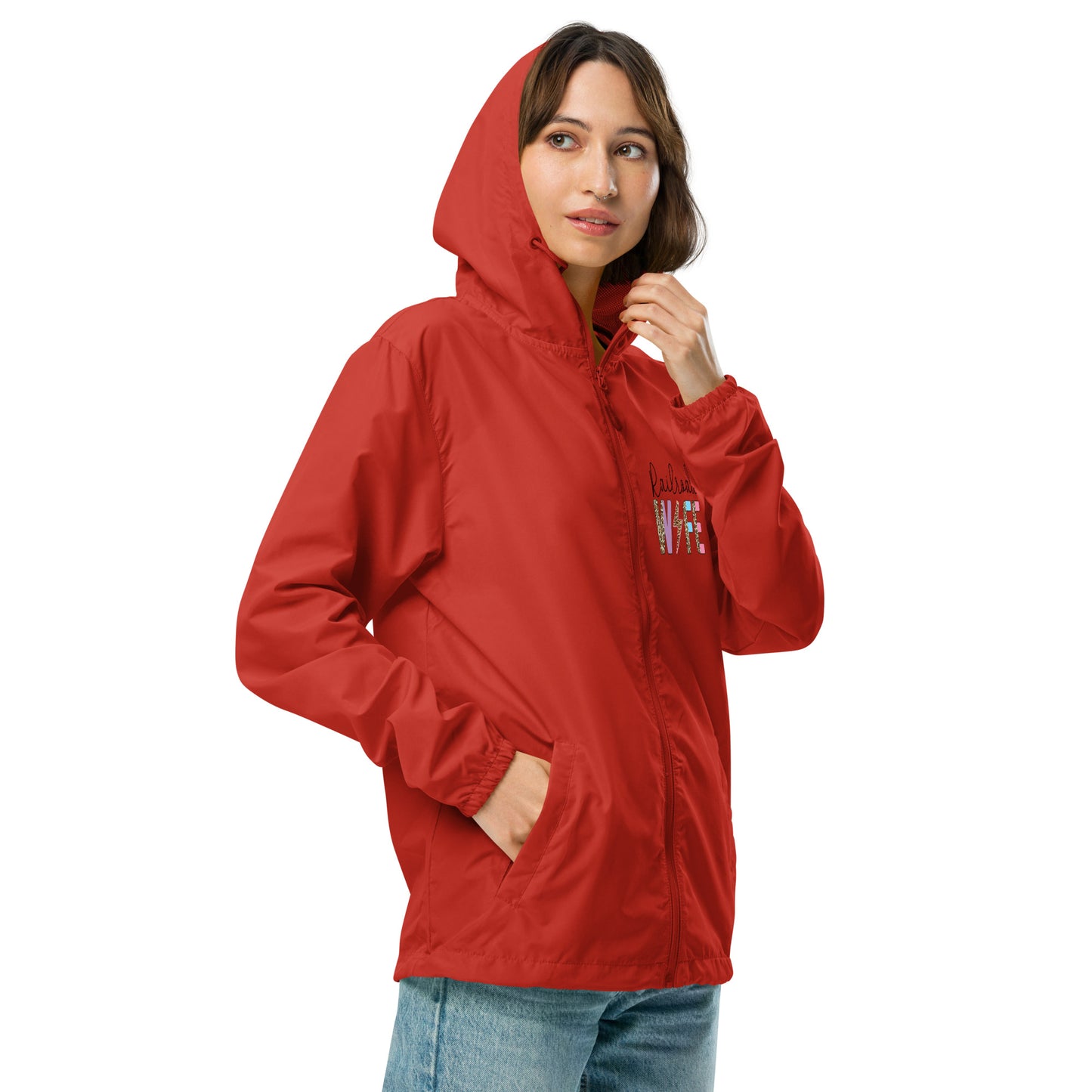 Railroad Wife lightweight zip up windbreaker