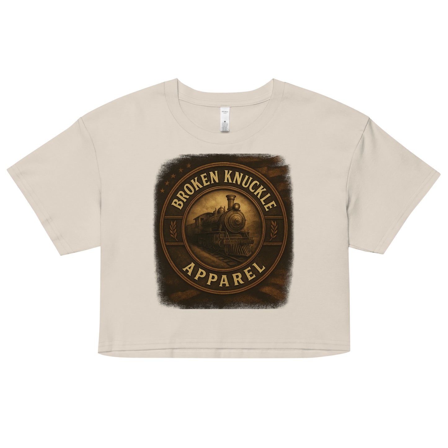Broken Knuckle Logo Crop Tee – Built for the Bold