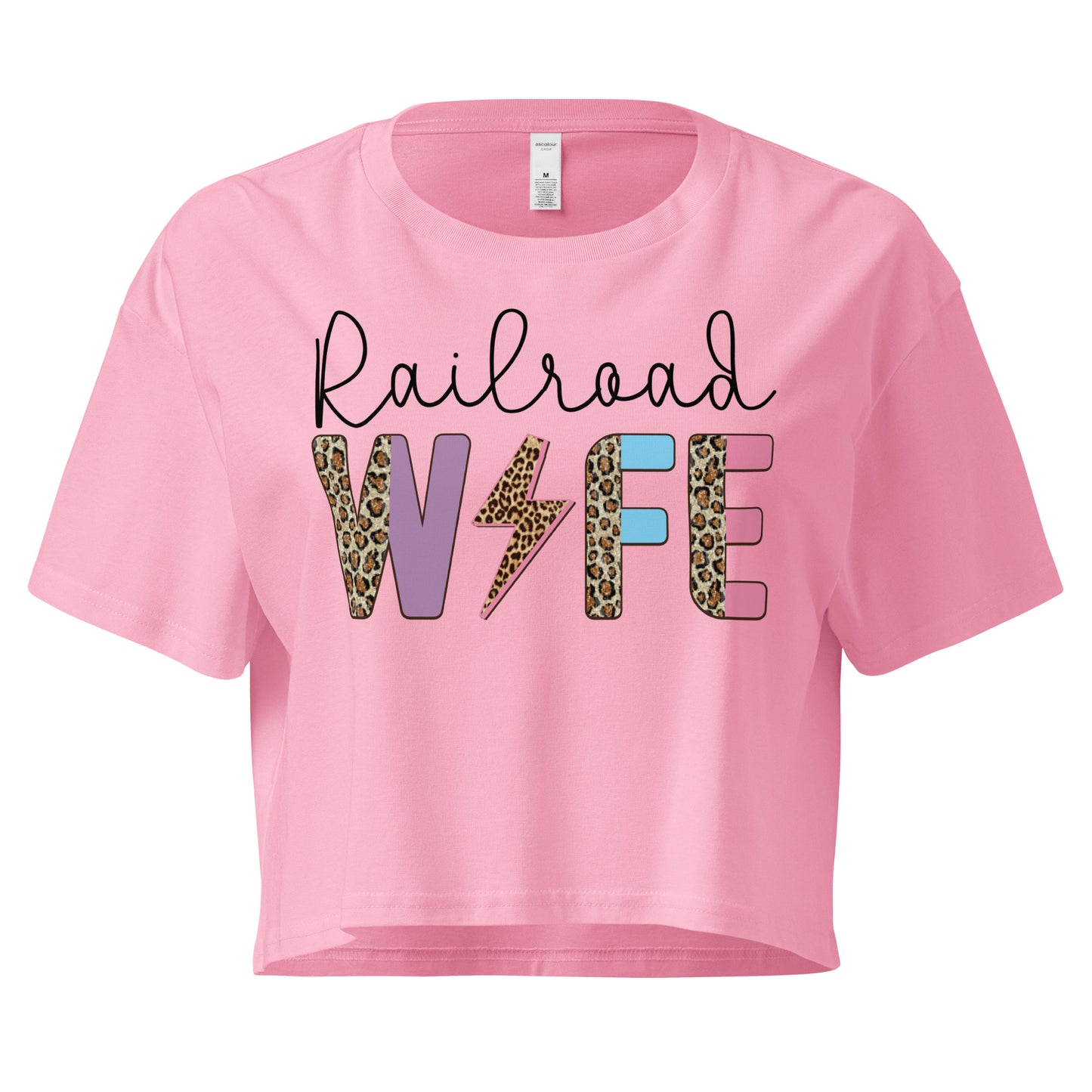 Railroad Wife Crop Tee – Tough Love, Bold Style