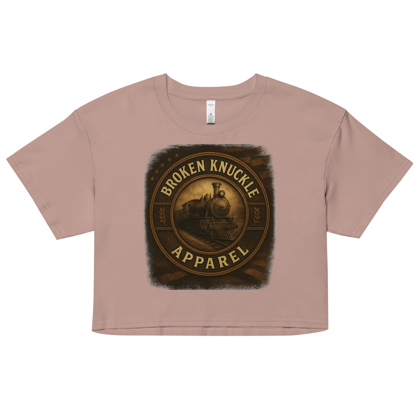 Broken Knuckle Logo Crop Tee – Built for the Bold
