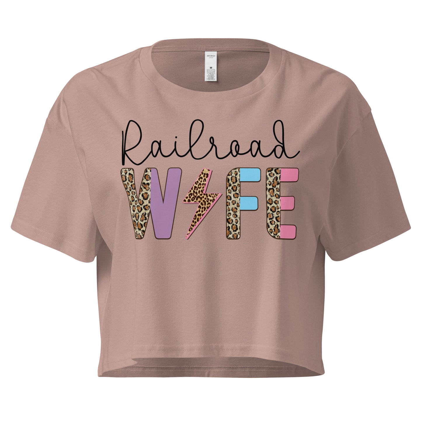 Railroad Wife Crop Tee – Tough Love, Bold Style