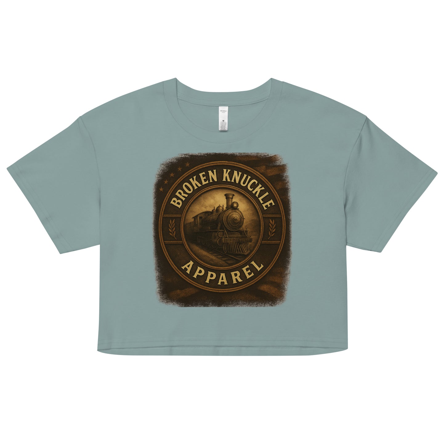 Broken Knuckle Logo Crop Tee – Built for the Bold