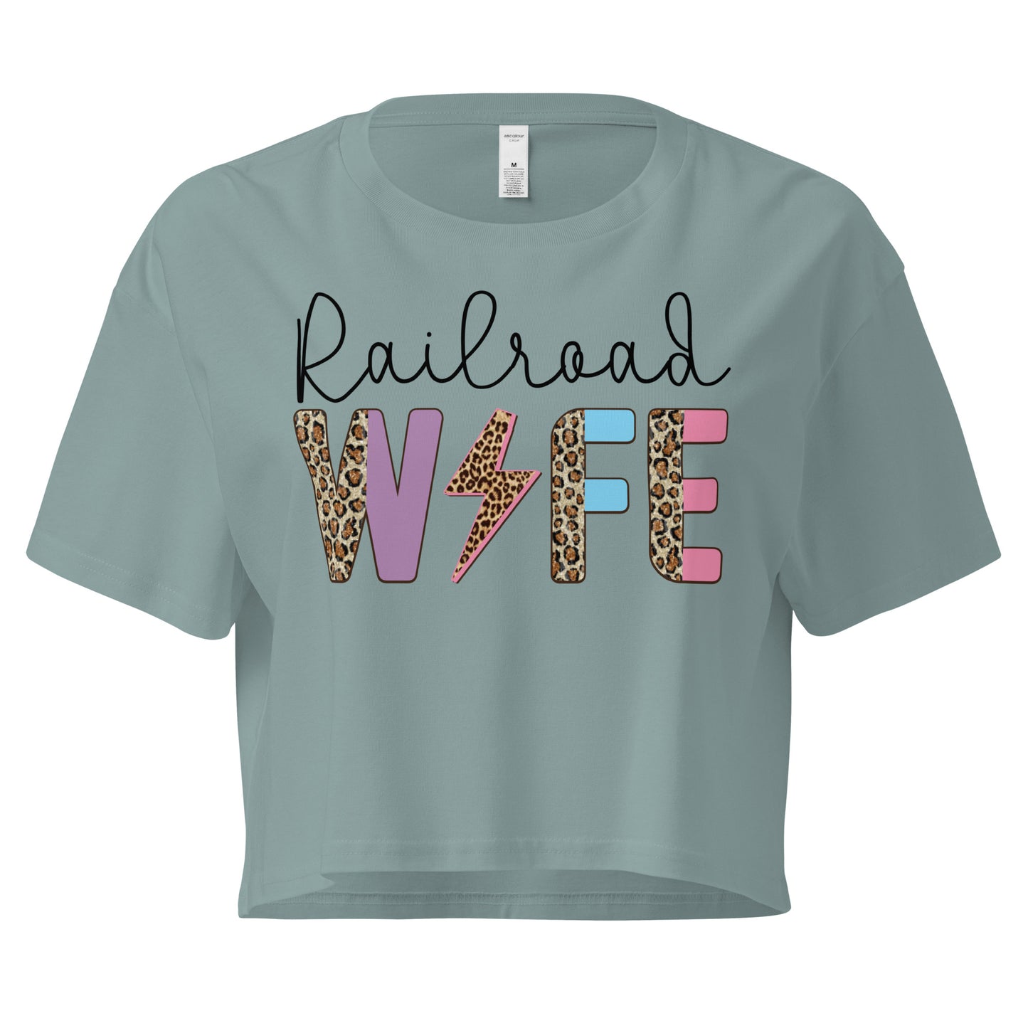Railroad Wife Crop Tee – Tough Love, Bold Style