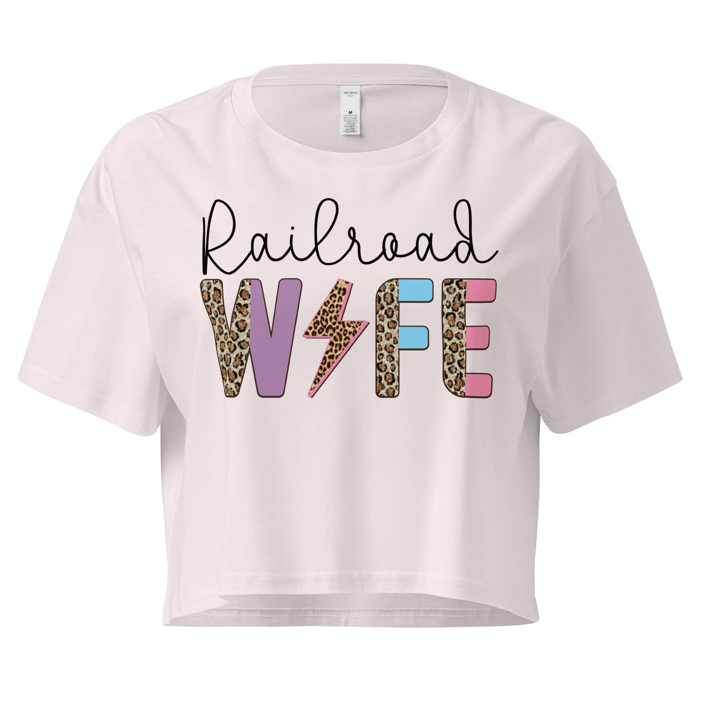 Railroad Wife Crop Tee – Tough Love, Bold Style