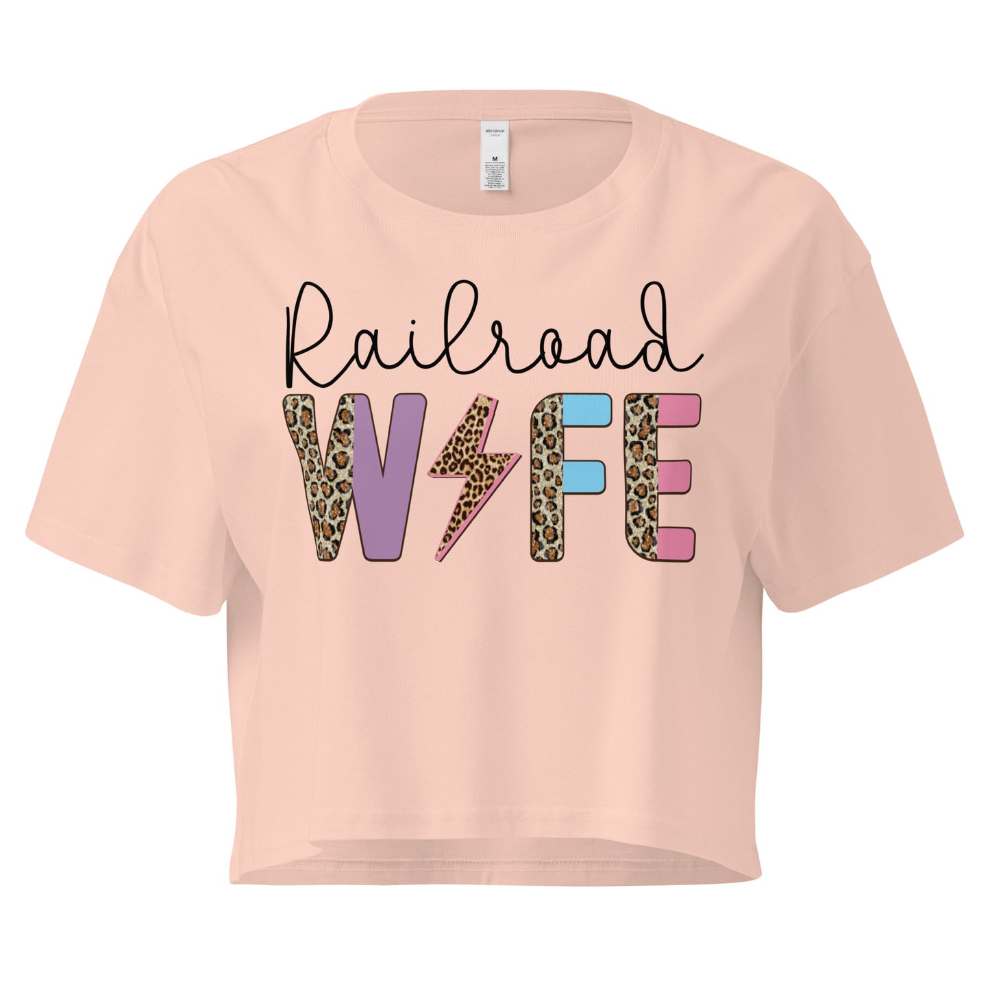 Railroad Wife Crop Tee – Tough Love, Bold Style