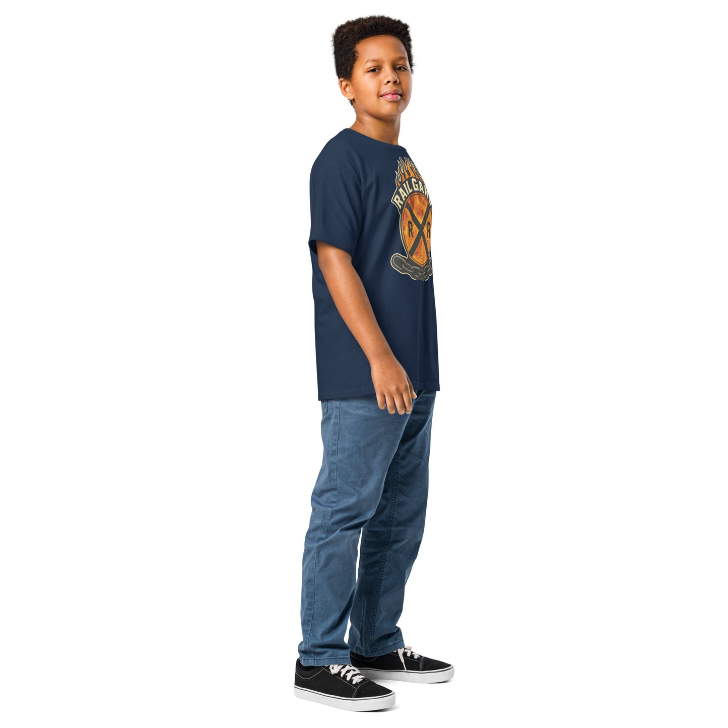 Rail Gang Youth Tee | Bold Train-Inspired Kids Graphic Shirt