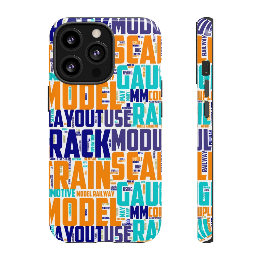 Model Train Enthusiast Tough Phone Cases - Broken Knuckle Apparel