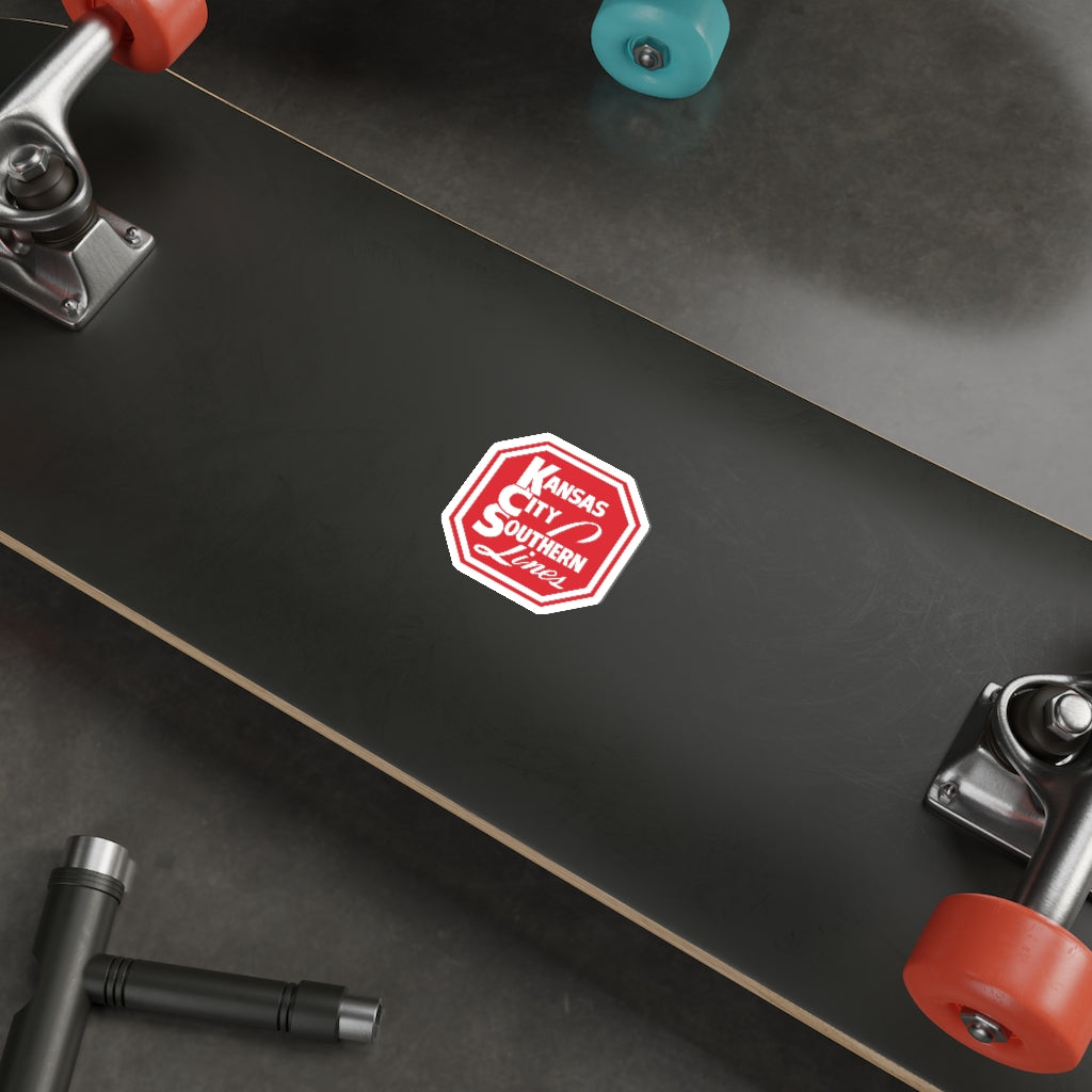 Kansas City Southern Lines Bubble-free stickers - Broken Knuckle Apparel