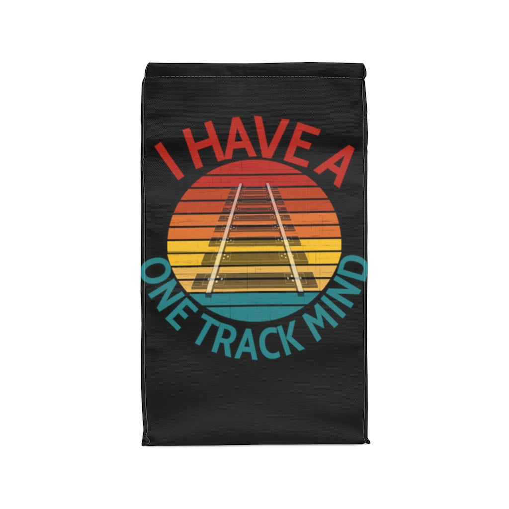 One Track Mind Polyester Lunch Bag - Broken Knuckle Apparel