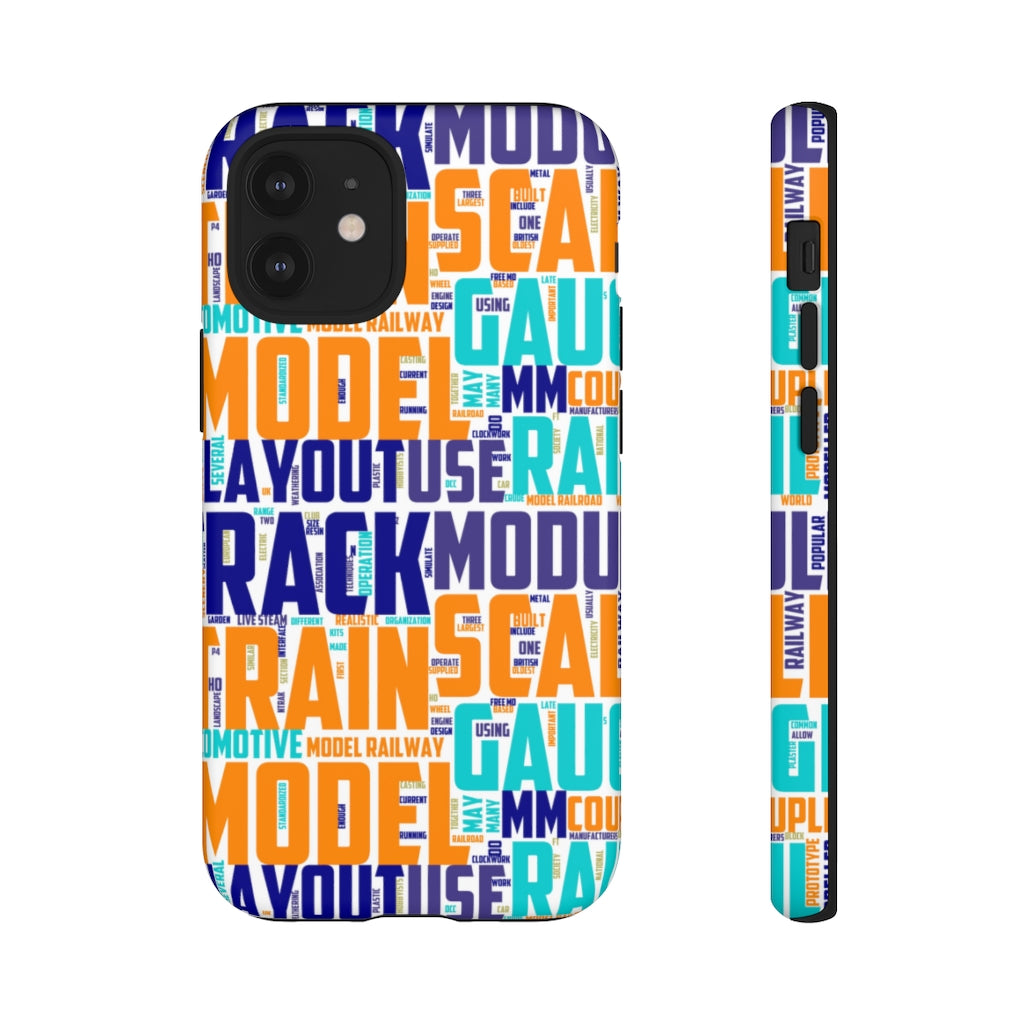 Model Train Enthusiast Tough Phone Cases - Broken Knuckle Apparel