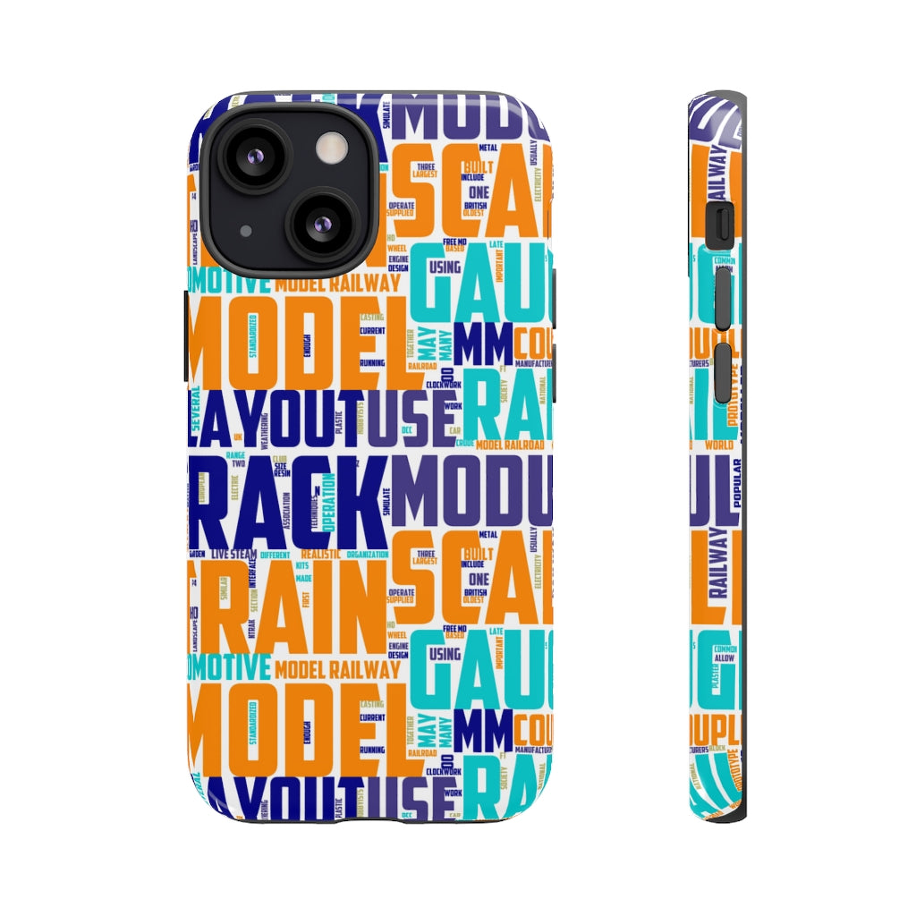 Model Train Enthusiast Tough Phone Cases - Broken Knuckle Apparel