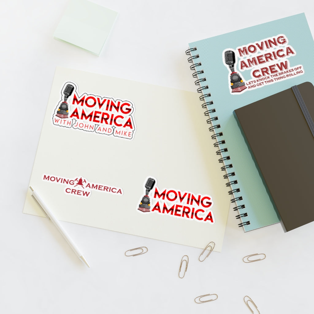 Moving America Sticker Sheet - Broken Knuckle Apparel