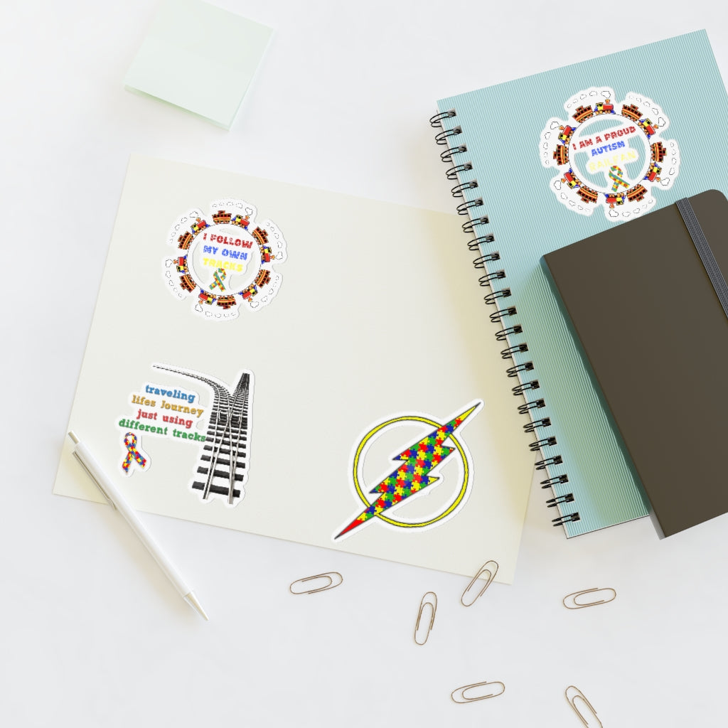 Autism Awareness Sticker Sheets - Broken Knuckle Apparel