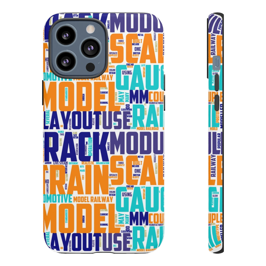 Model Train Enthusiast Tough Phone Cases - Broken Knuckle Apparel