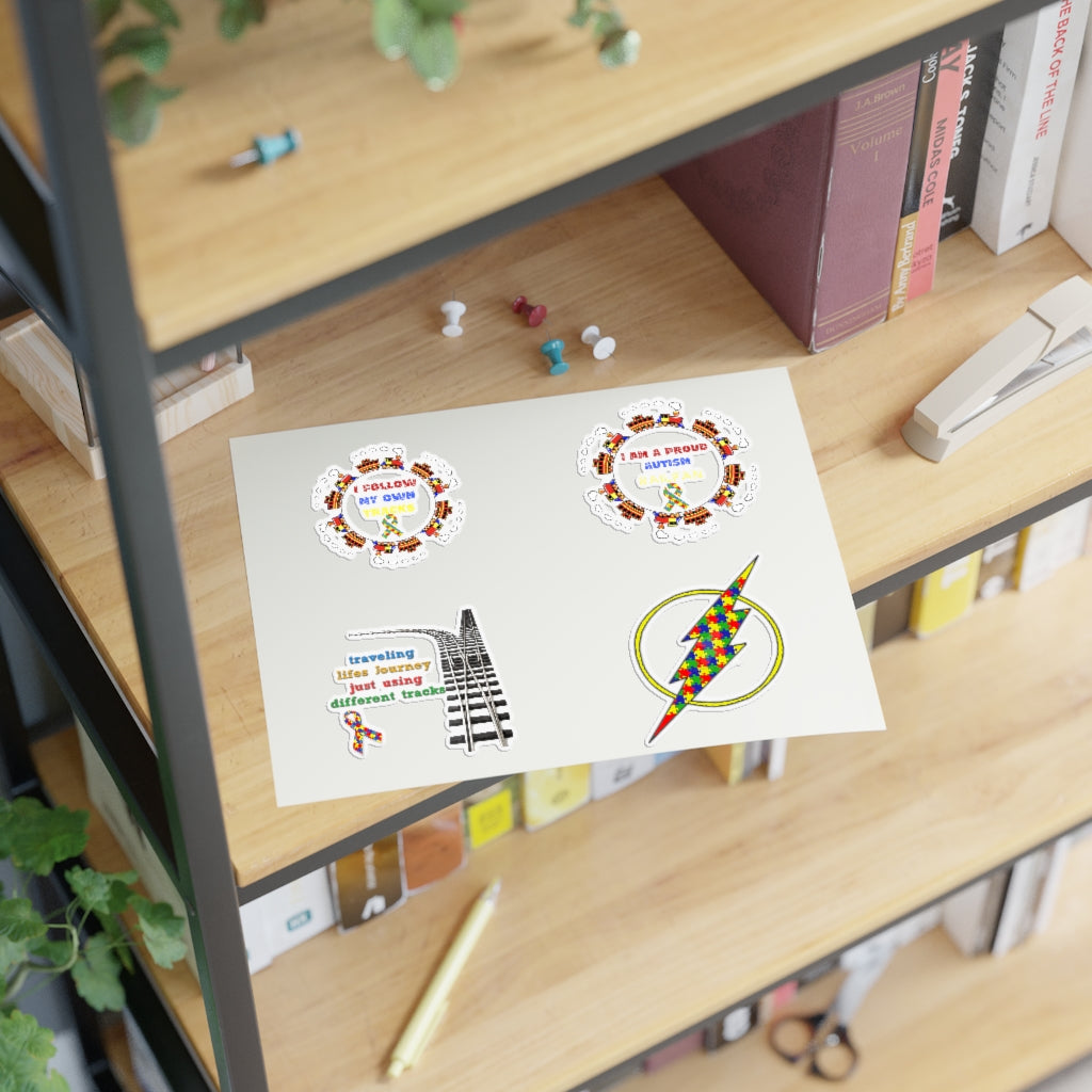 Autism Awareness Sticker Sheets - Broken Knuckle Apparel