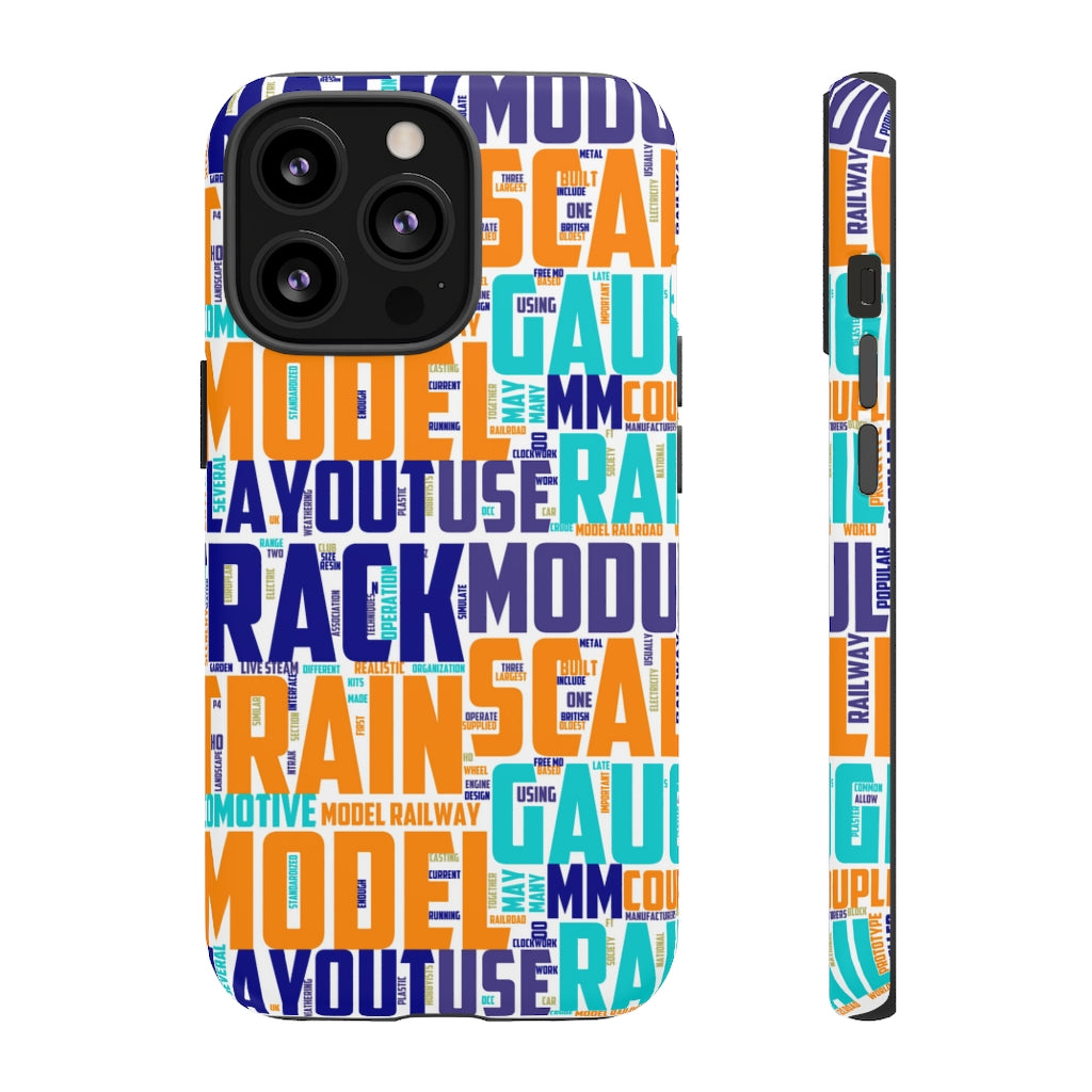 Model Train Enthusiast Tough Phone Cases - Broken Knuckle Apparel