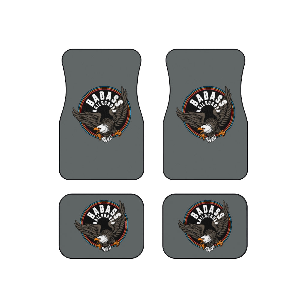 Badass Railroader Car Mats (Set of 4) - Broken Knuckle Apparel