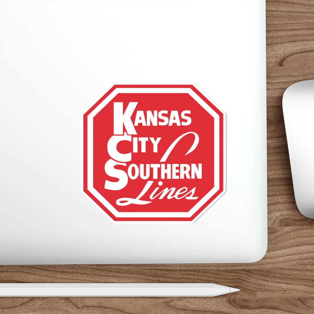 Kansas City Southern Lines Bubble-free stickers - Broken Knuckle Apparel