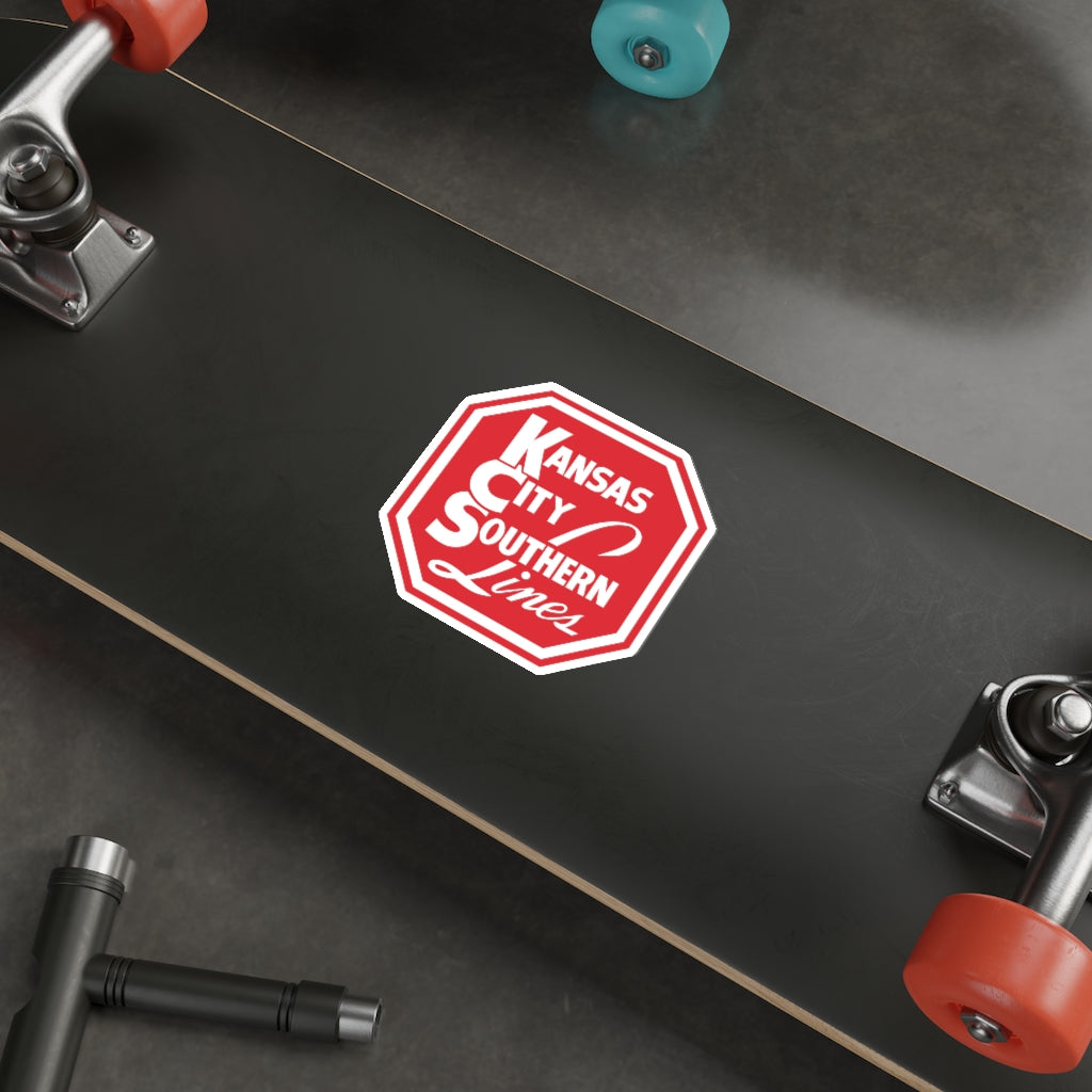 Kansas City Southern Lines Bubble-free stickers - Broken Knuckle Apparel
