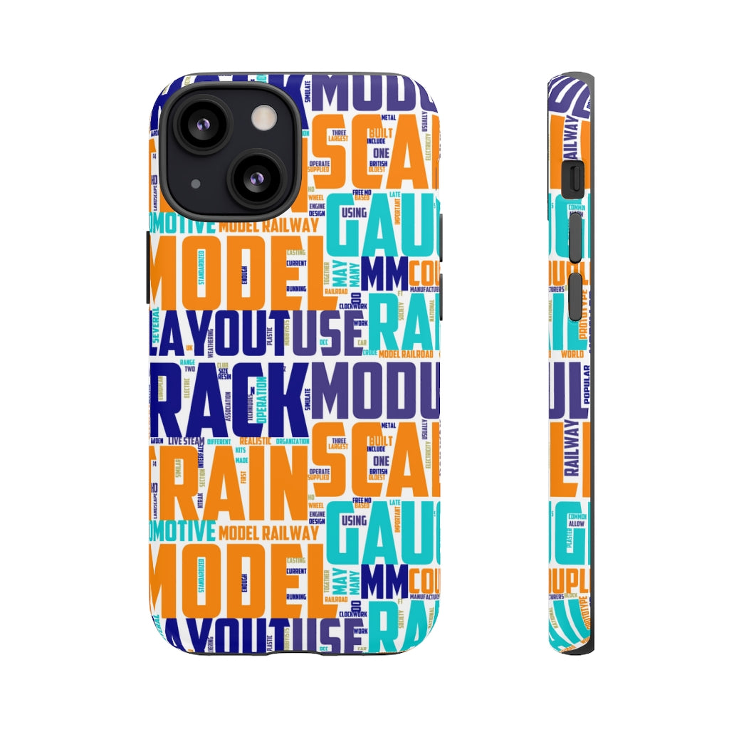 Model Train Enthusiast Tough Phone Cases - Broken Knuckle Apparel