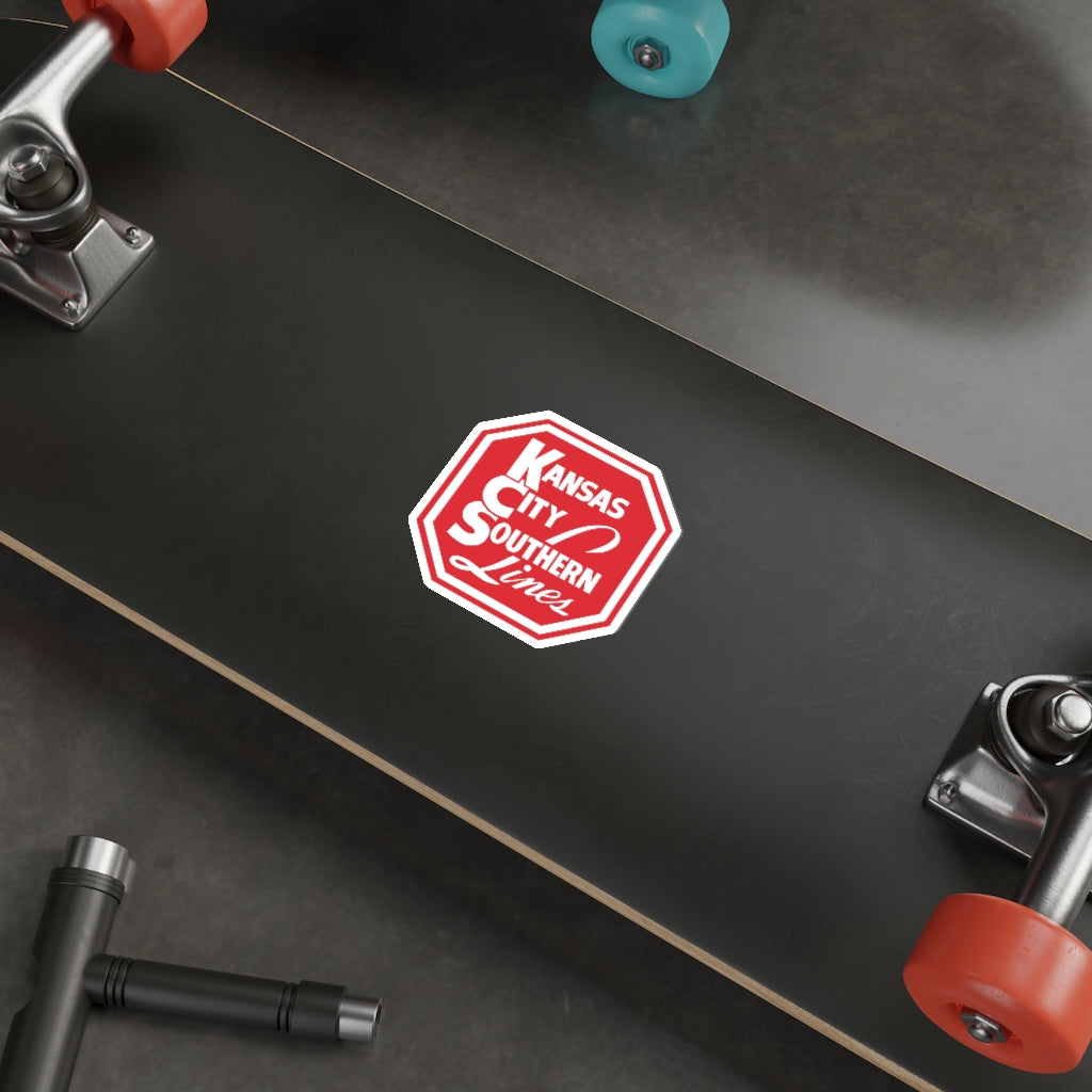 Kansas City Southern Lines Bubble-free stickers - Broken Knuckle Apparel
