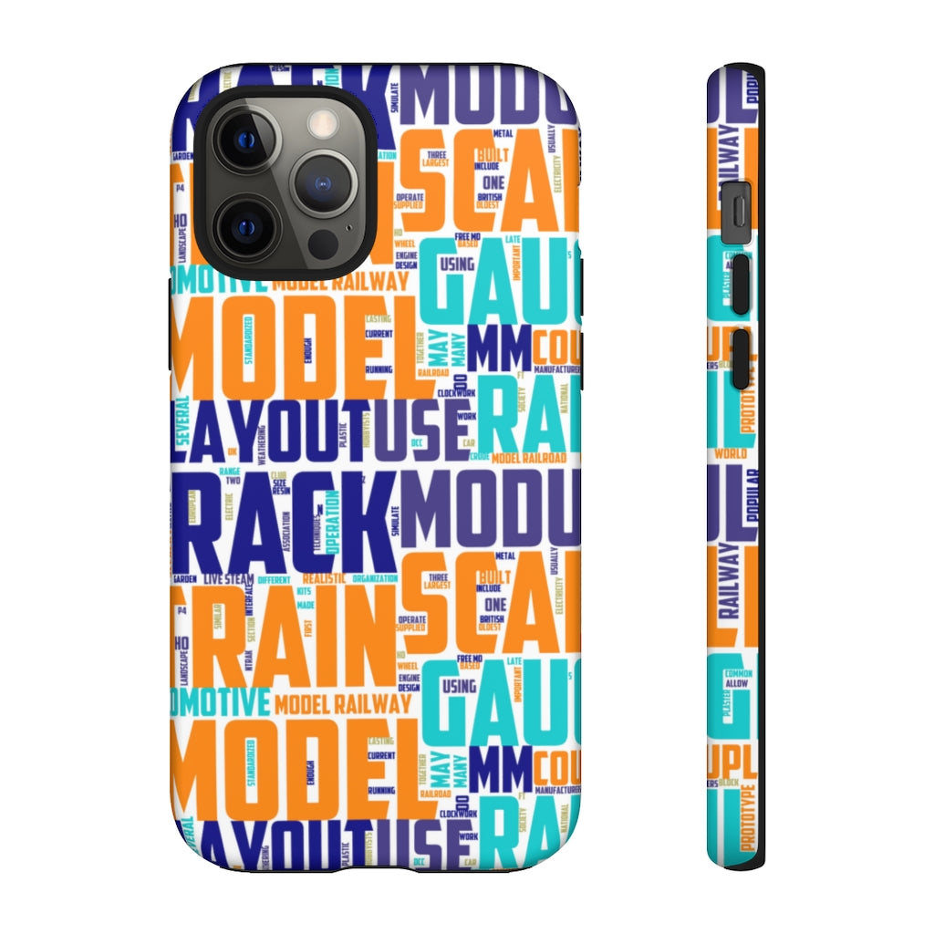 Model Train Enthusiast Tough Phone Cases - Broken Knuckle Apparel