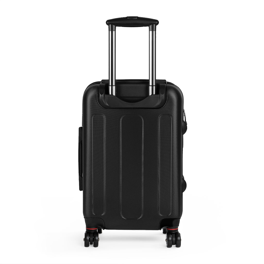 Trains Make Me Happy Cabin Suitcase - Broken Knuckle Apparel