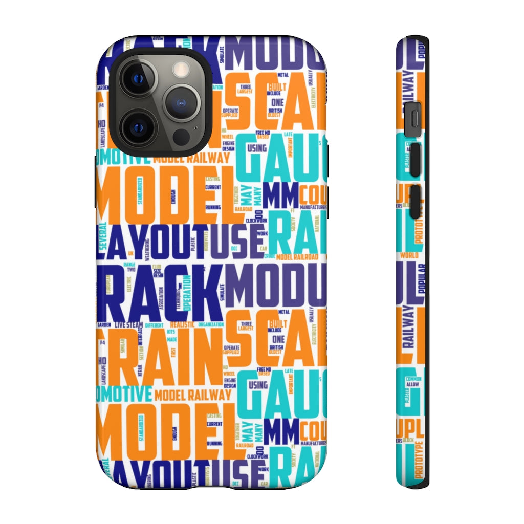 Model Train Enthusiast Tough Phone Cases - Broken Knuckle Apparel