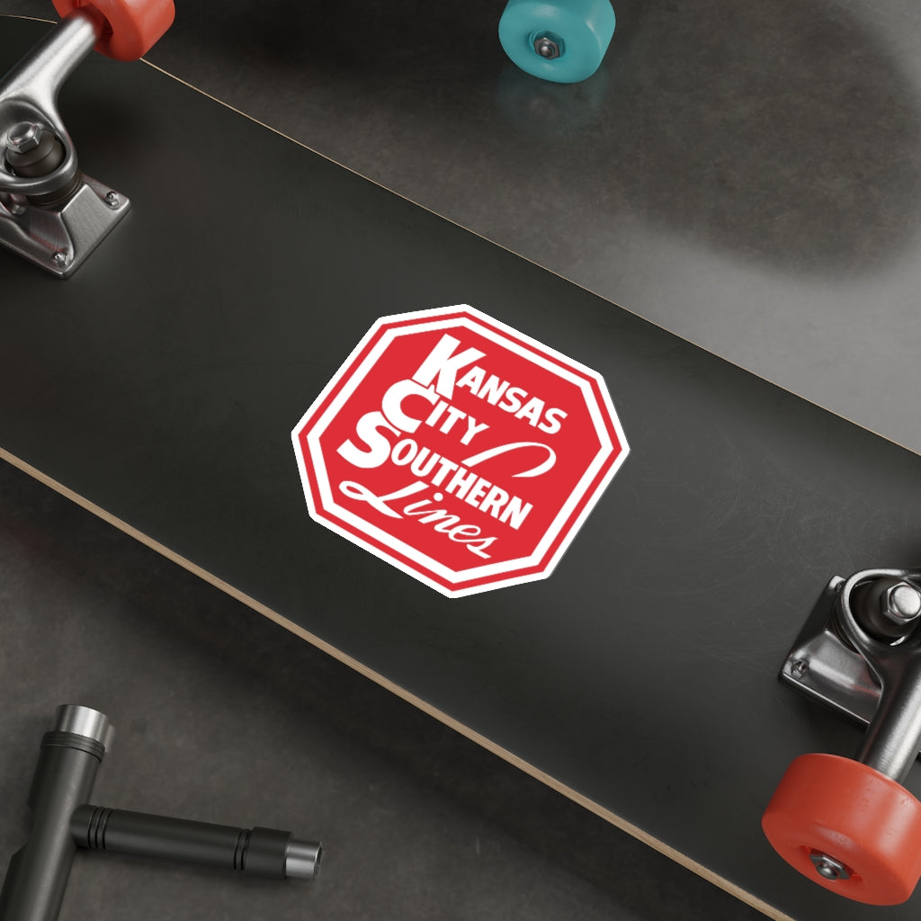 Kansas City Southern Lines Bubble-free stickers - Broken Knuckle Apparel
