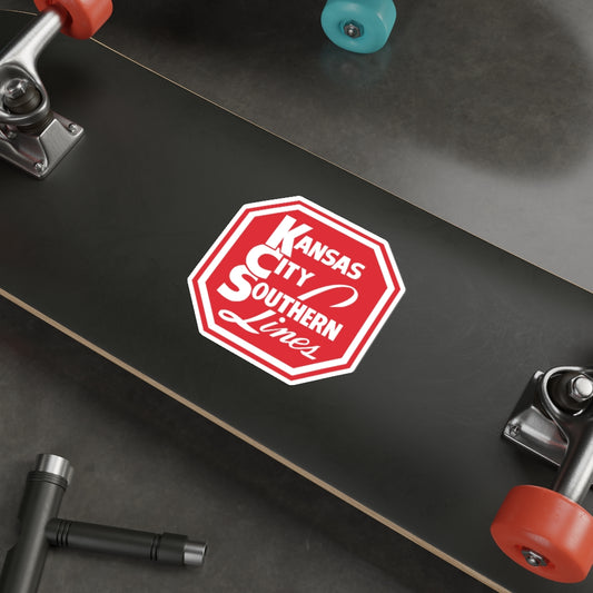 Kansas City Southern Lines Bubble-free stickers - Broken Knuckle Apparel
