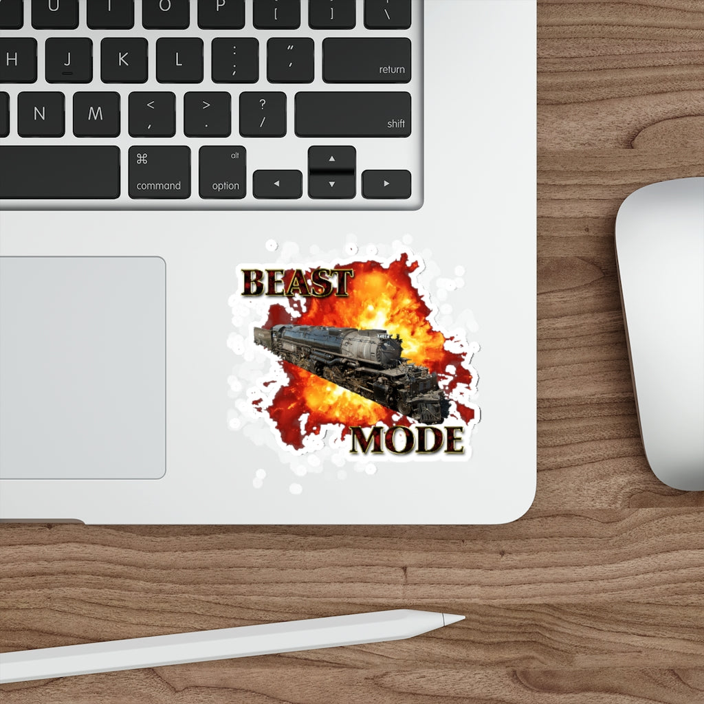 UP Big Boy 4014 Beast Mode Die-Cut Stickers - Broken Knuckle Apparel