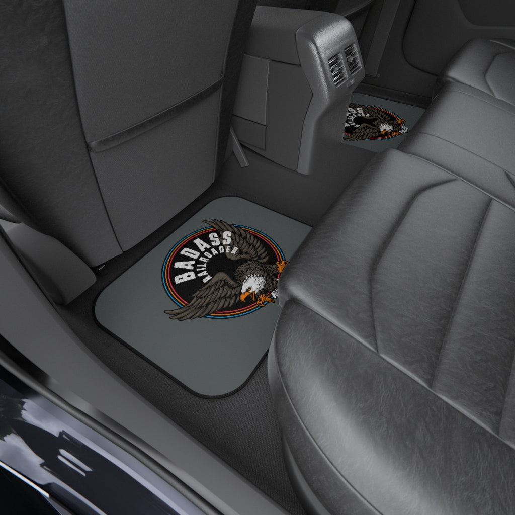 Badass Railroader Car Mats (Set of 4) - Broken Knuckle Apparel