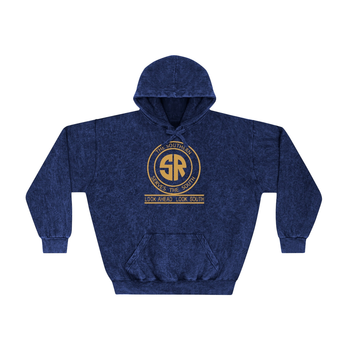 The Southern Serves the South Unisex Mineral Wash Hoodie - Broken Knuckle Apparel