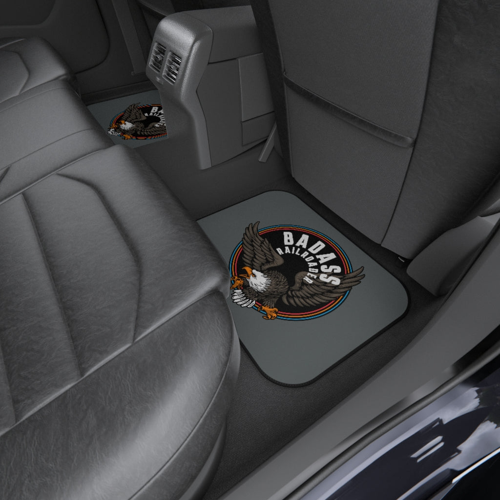 Badass Railroader Car Mats (Set of 4) - Broken Knuckle Apparel